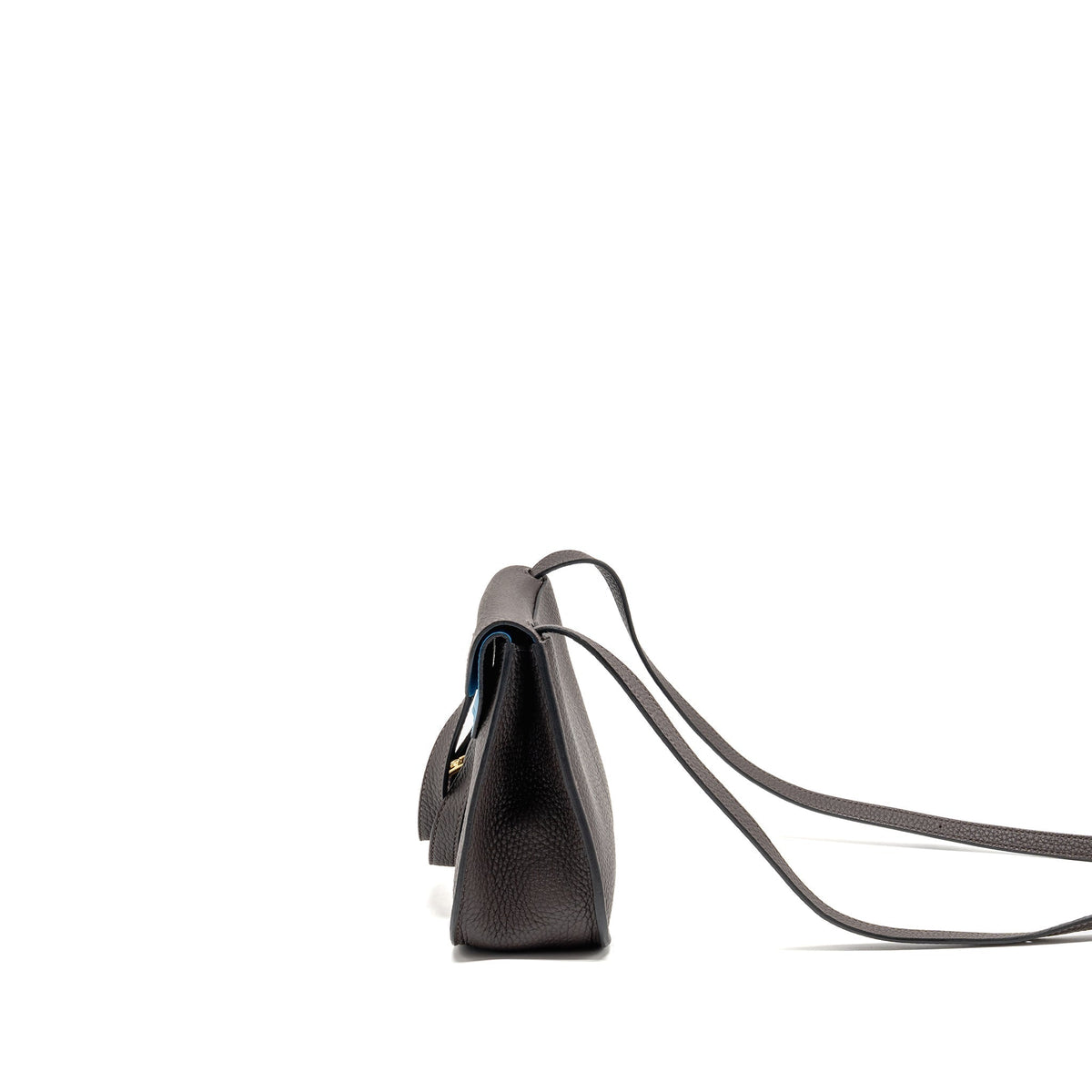 HERMES HALZAN 25 CLEMENCE EBENE/ZANZIBAR BLUE GHW