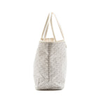 Goyard Saint Louis PM Tote Bag COCUR GOYARD Goyardine Canvas/Leather White/Grey SHW