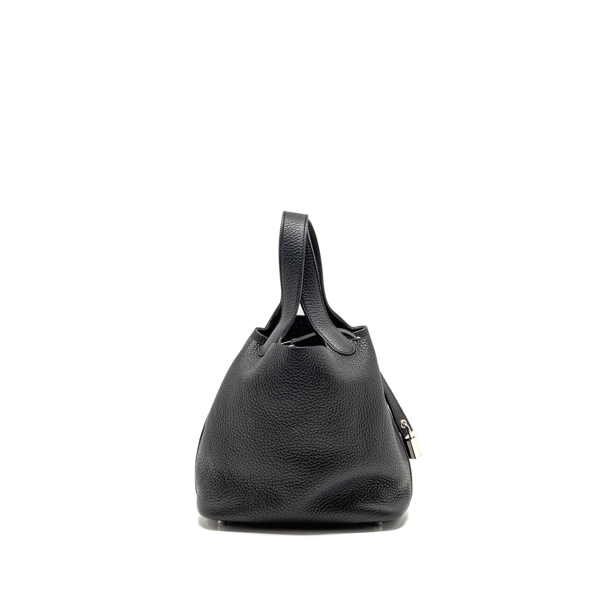 HERMES PICOTIN 18 LOCK BAG CLEMENCE BLACK SHW