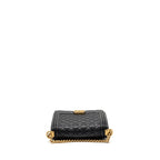 CHANEL NORTH SOUTH/VERTICAL BOY BAG CAVIAR BLACK GHW