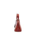 LOUIS VUITTON ALMA BB PATENT LEATHER RED GHW