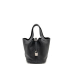 Hermes Picotin 18 lock bag clemence black SHW