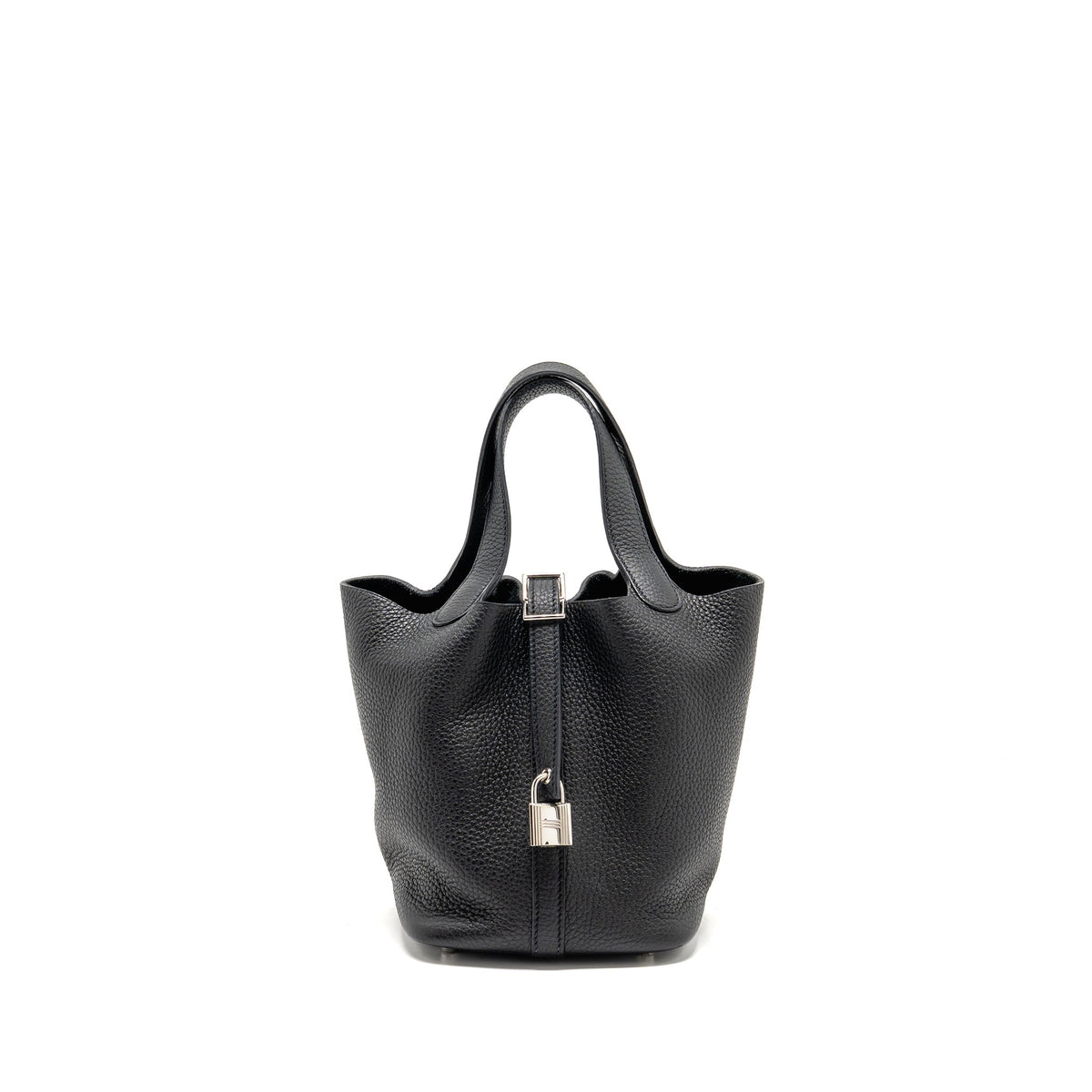 Hermes Picotin 18 lock bag clemence black SHW