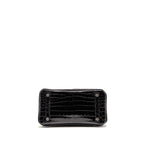 Hermes Birkin 25 Crocodile Niloticus Black SHW