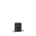 CHANEL MINI VANITY CASE WITH CHAIN CAVIAR BLACK LGHW(MICROCHIP)
