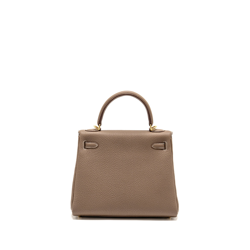 Hermes Kelly 25 Togo Etoupe GHW