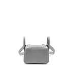 Hermes mini lindy II clemence gris Pantin SHW
