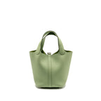 HERMES PICOTIN 18 MAURICE VERT CRIQUET SHW