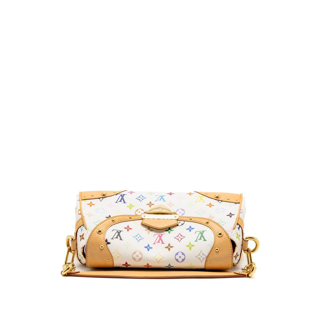 Louis Vuitton Beverly MM Takashi Murakami Limited Edition Monogram Canvas White/Multicolour GHW
