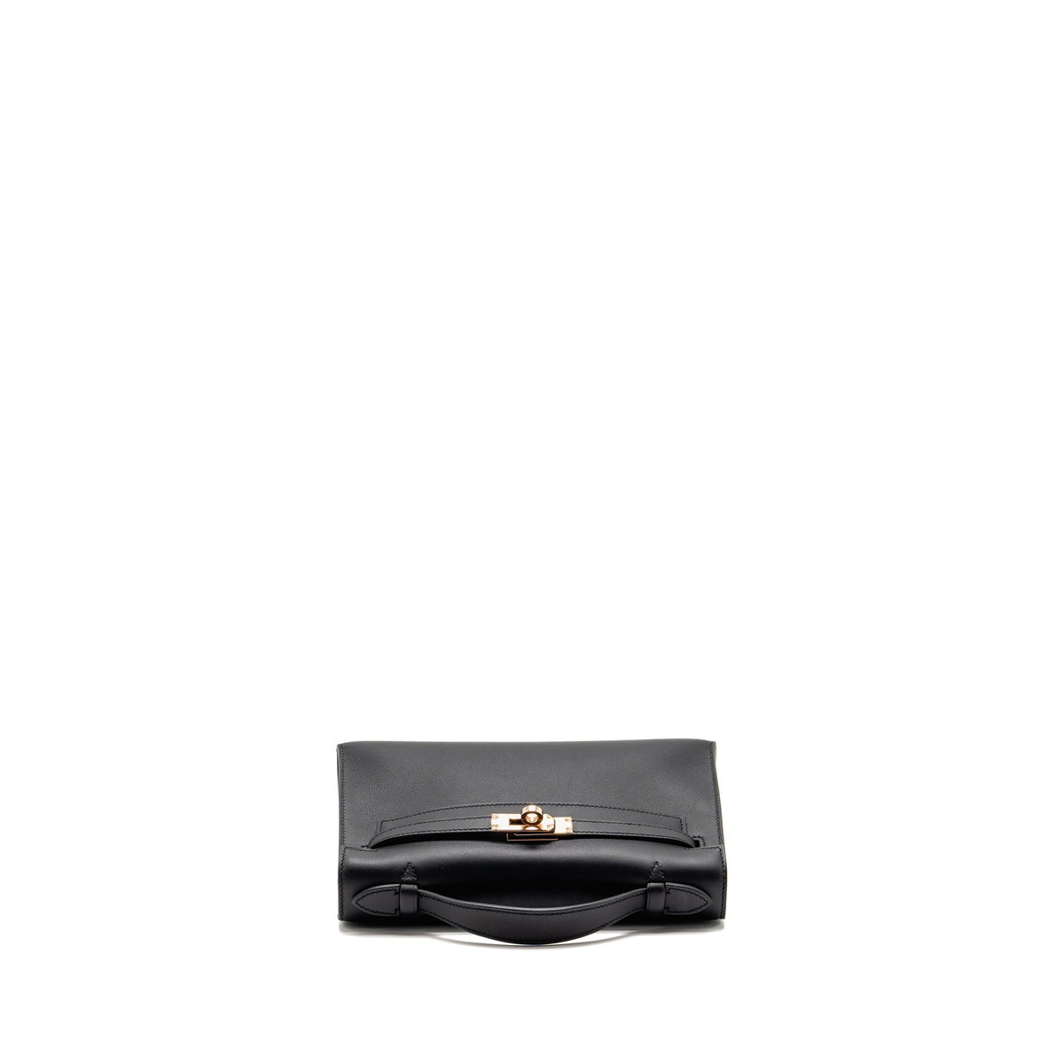 HERMES KELLY POCHETTE SWIFT BLACK RGHW