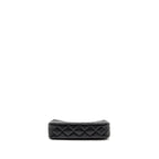 CHANEL 25A CLUTCH WITH CHAIN BAG CAVIAR BLACK LGHW