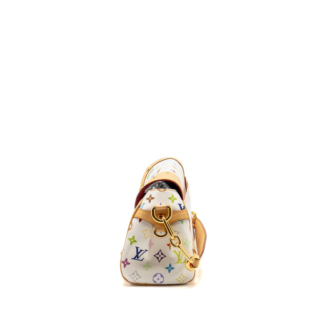 Louis Vuitton Beverly MM Takashi Murakami Limited Edition Monogram Canvas White/Multicolour GHW