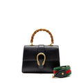 Gucci Dionysus Flap bag Bamboo handle black GHW