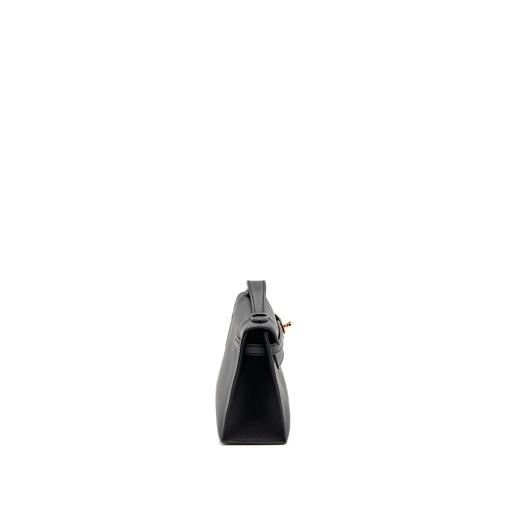 HERMES KELLY POCHETTE SWIFT BLACK RGHW