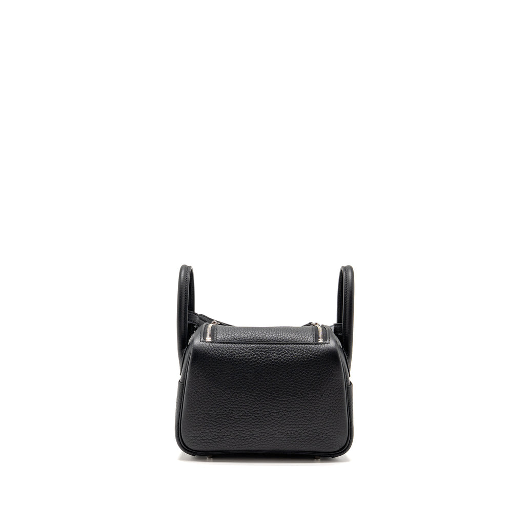Hermes Mini Lindy II Clemence black SHW