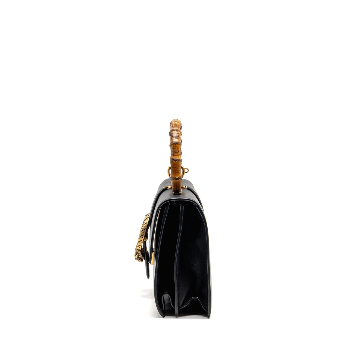 Gucci Dionysus Flap bag Bamboo handle black GHW