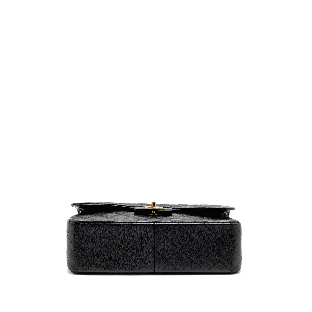 CHANEL JUMBO CLASSIC DOUBLE FLAP BAG CAVIAR BLACK GHW
