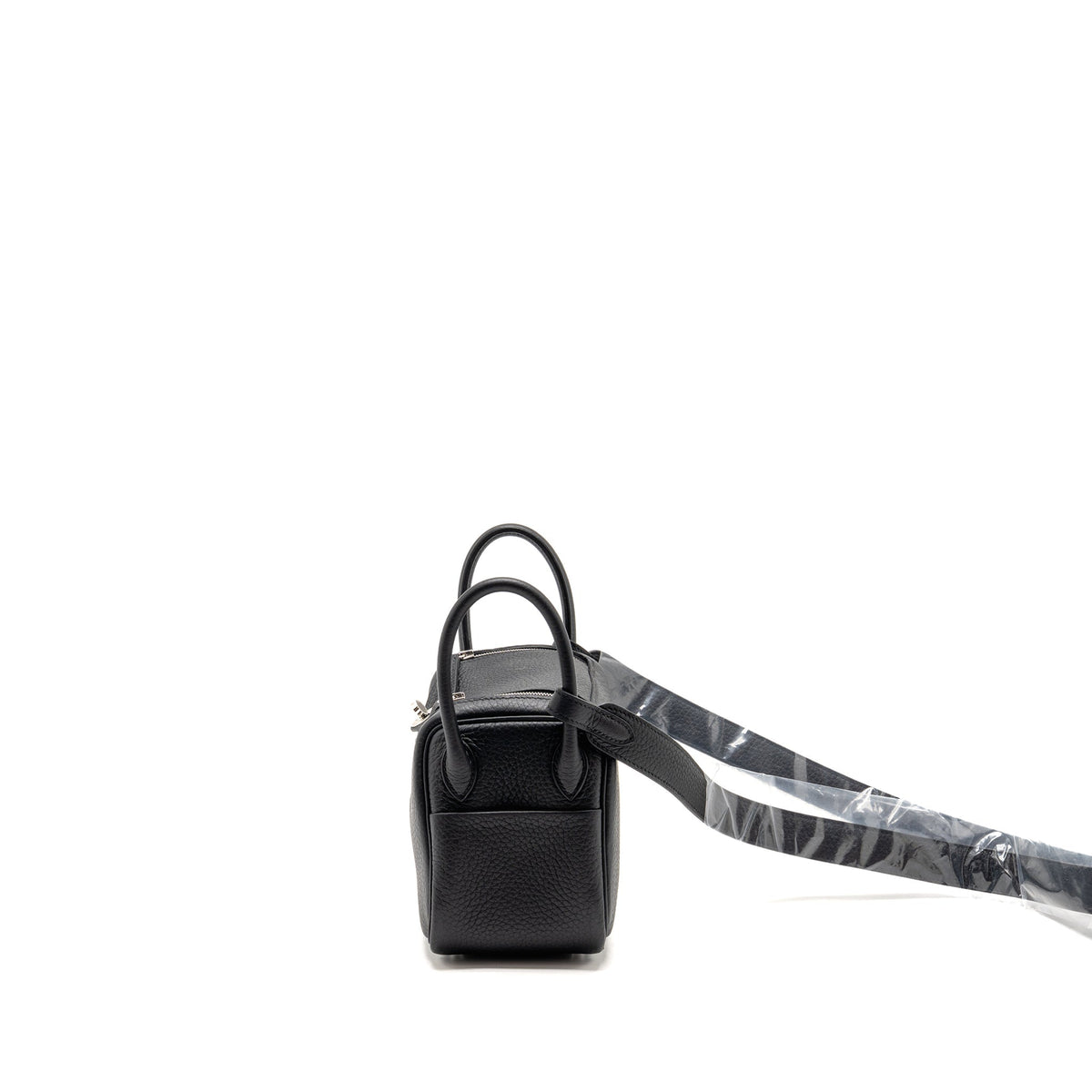 Hermes Mini Lindy II Clemence black SHW
