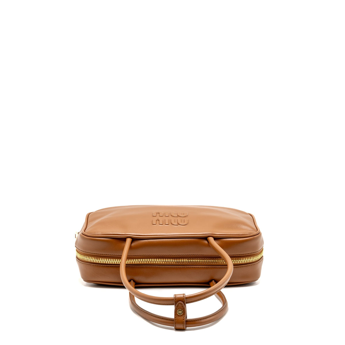 Miu Miu Medium Beau Bag Calfskin Cognac GHW