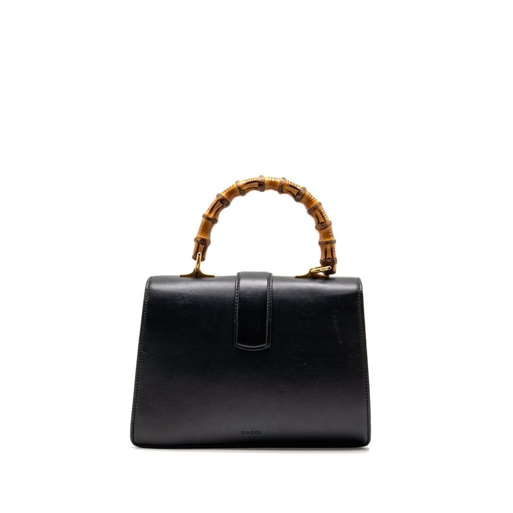 Gucci Dionysus Flap bag Bamboo handle black GHW