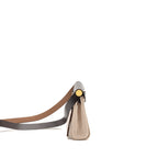 HERMES HERBAGMINI CANVAS/HUNTER LEATHER ECRU-BEIGE/EBENE GHW