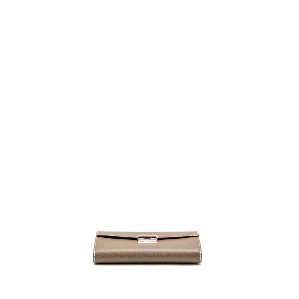 Hermes Charniere To Go Pouch Madame Etoupe SHW