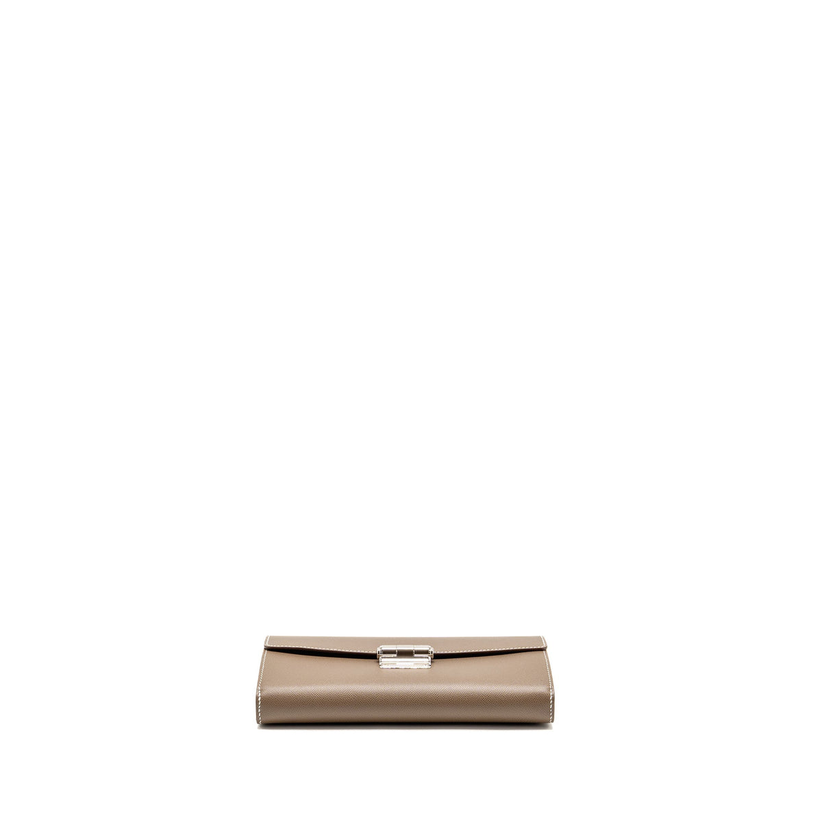 Hermes Charniere To Go Pouch Madame Etoupe SHW