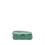 BOTTEGA VENETA CASSETTE BAG LAMBSKIN GREEN GHW