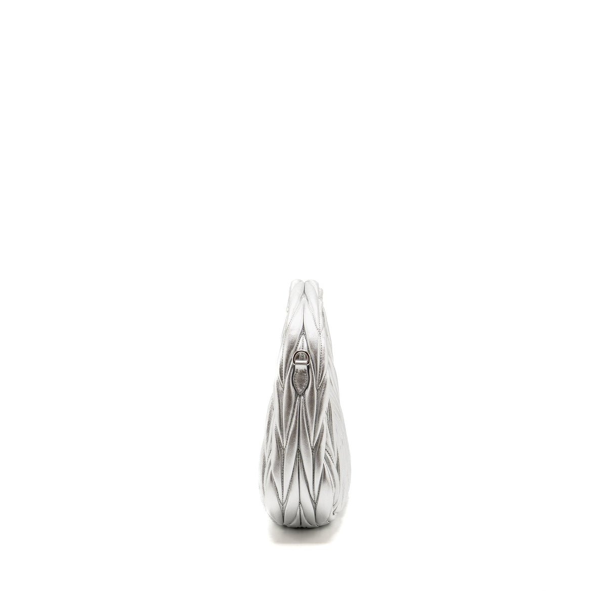 Miu Miu wander hobo bag Nappa leather silver SHW