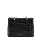 CHANEL GRAND SHOPPING TOTE / GST CAVIAR BLACK GHW