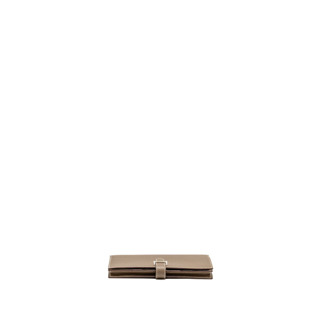 Hermes Bearn Wallet Epsom Etoupe SHW