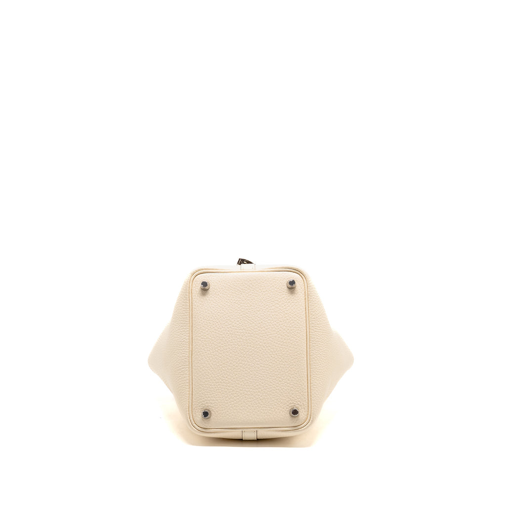 Hermes Picotin 18 Lock Bag Clemence/Swift Nata/Sesame SHW