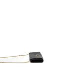 DIOR DIORAMA WALLET WITH CHAIN CALFSKIN BLACK GHW