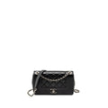 Chanel mademoiselle flap bag lambskin black SHW