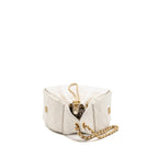 Chanel Small 25 Bag Caviar White GHW (Microchip)