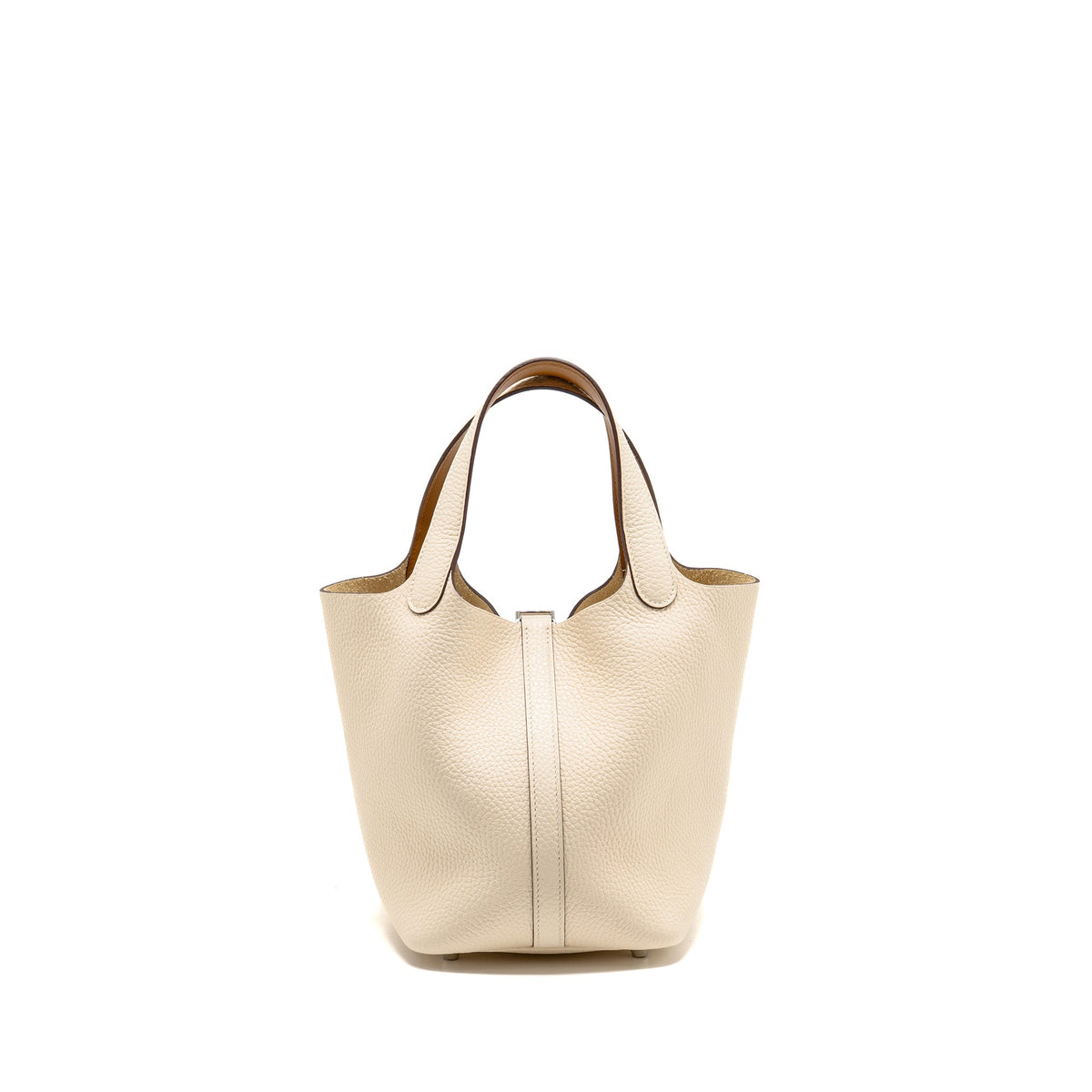 Hermes Picotin 18 Lock Bag Clemence/Swift Nata/Sesame SHW