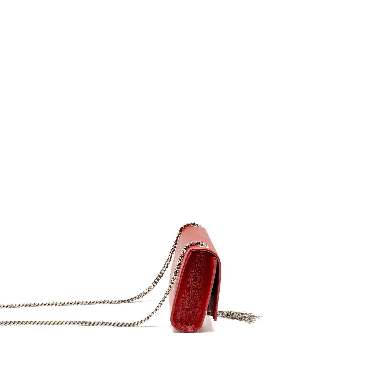 Saint Laurent/YSL Small Tassel Kate Bag Calfskin Red SHW