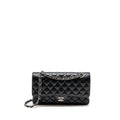 CHANEL MEDIUM CLASSIC DOUBLE FLAP BAG CAVIAR BLACK SHW