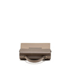 Delvaux tempete calfskin grey SHW