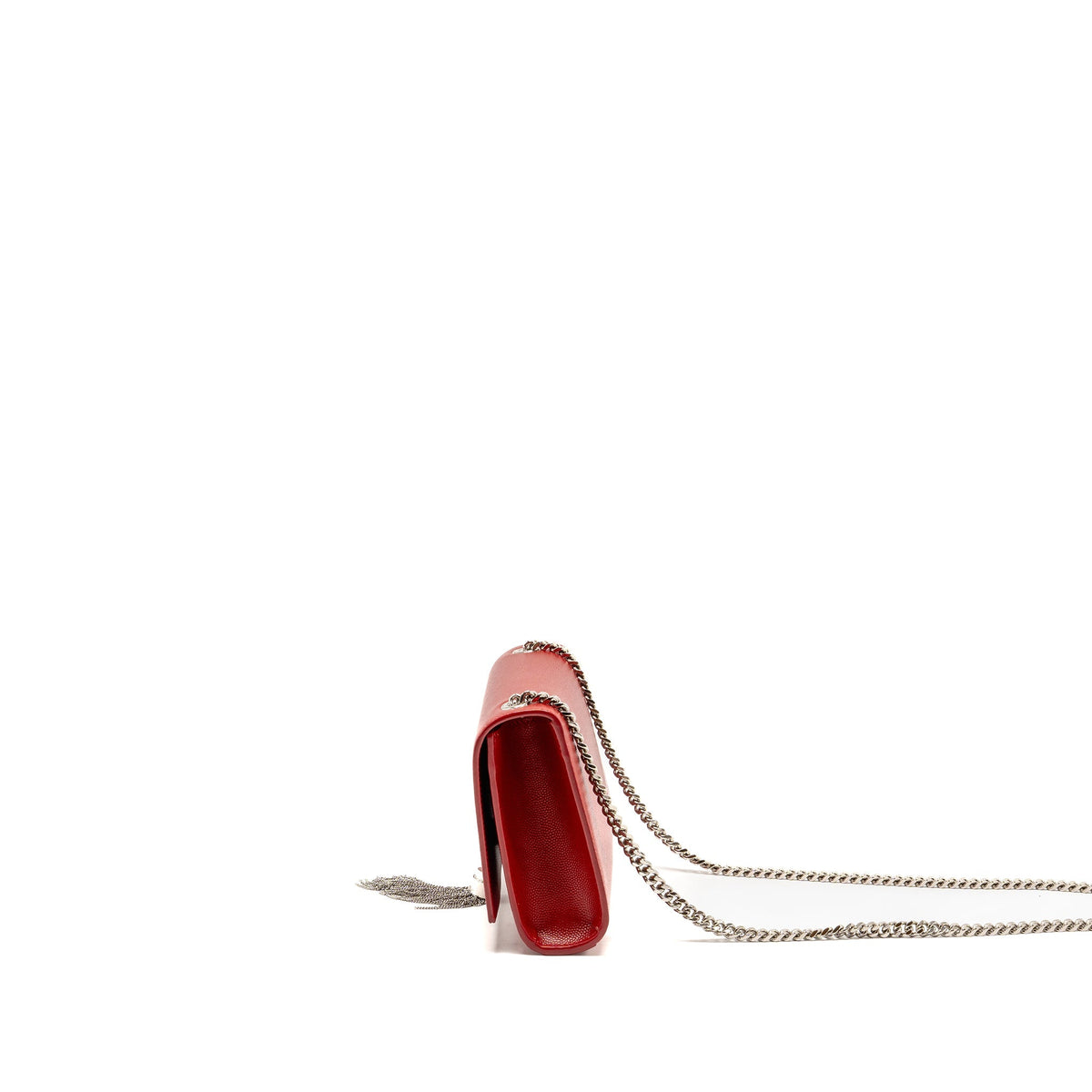 Saint Laurent/YSL Small Tassel Kate Bag Calfskin Red SHW