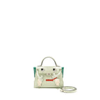 Hermes Kellydole / Kelly Dole picto epsom vert fizz/ nata/ rose Texas / vert jade SHW