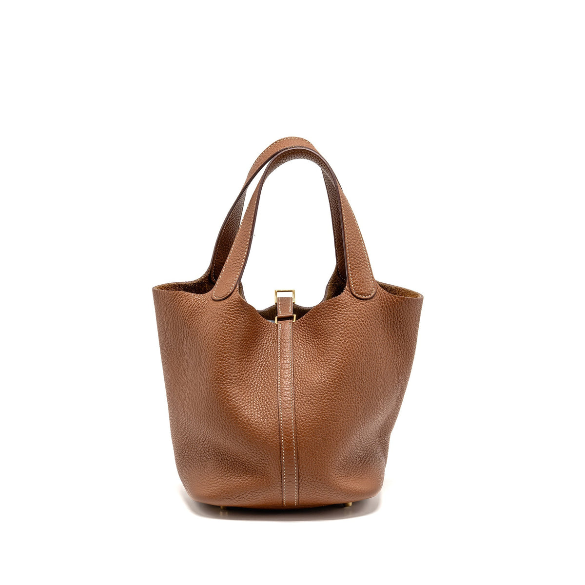 Hermes Picotin 22 Lock Bag Clemence Gold GHW