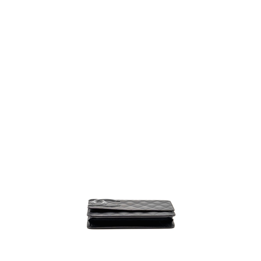 Chanel Cambon Wallet on Chain Calfskin Black SHW