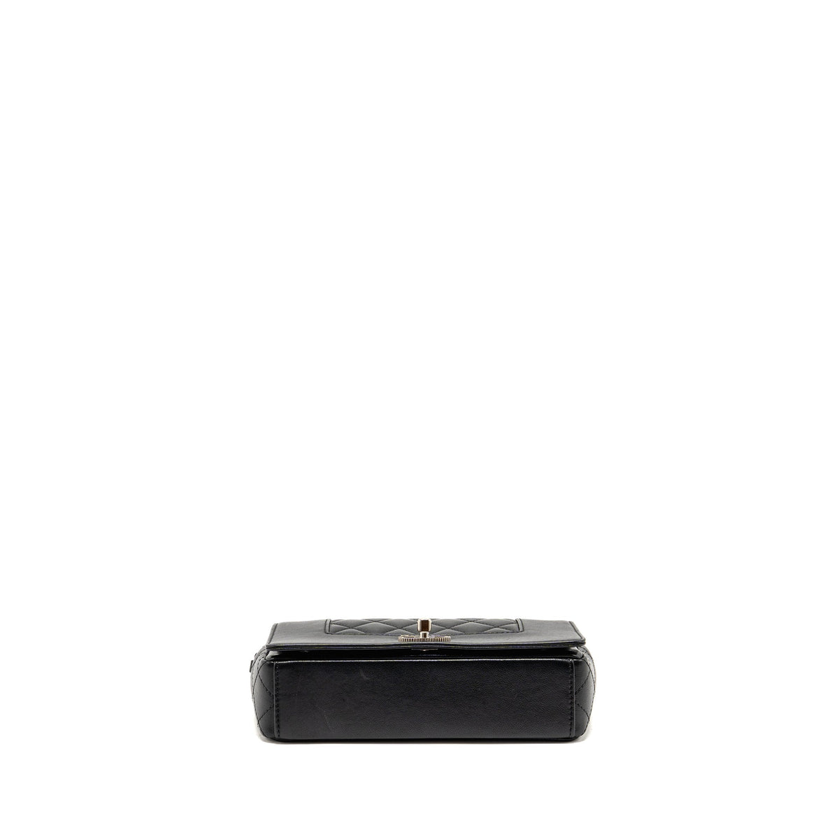 Chanel mademoiselle flap bag lambskin black SHW