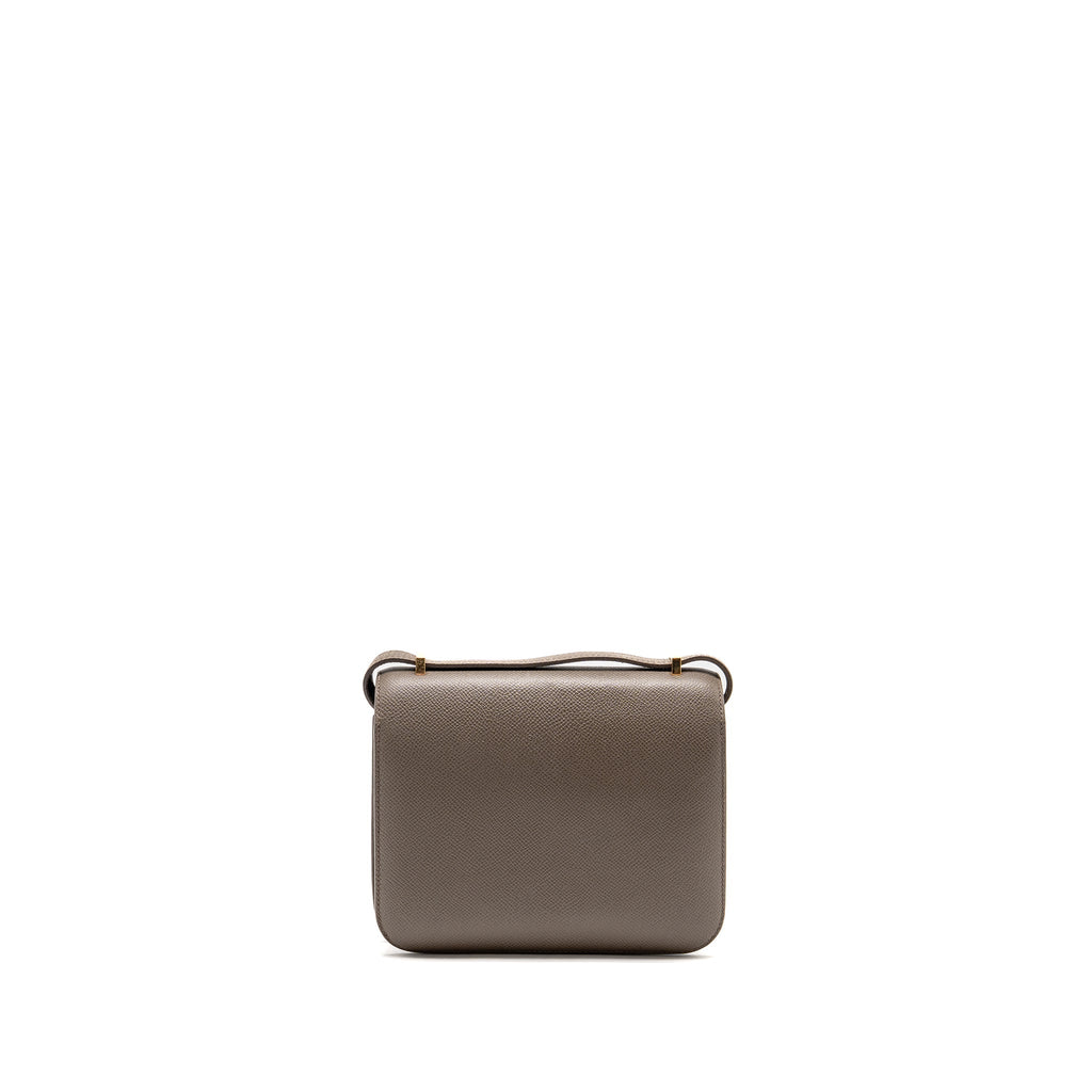 Hermes Mini Constance Epsom Gris Etain RGHW