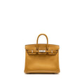 Hermes Birkin 25 Tadelakt Leather Poussiere SHW