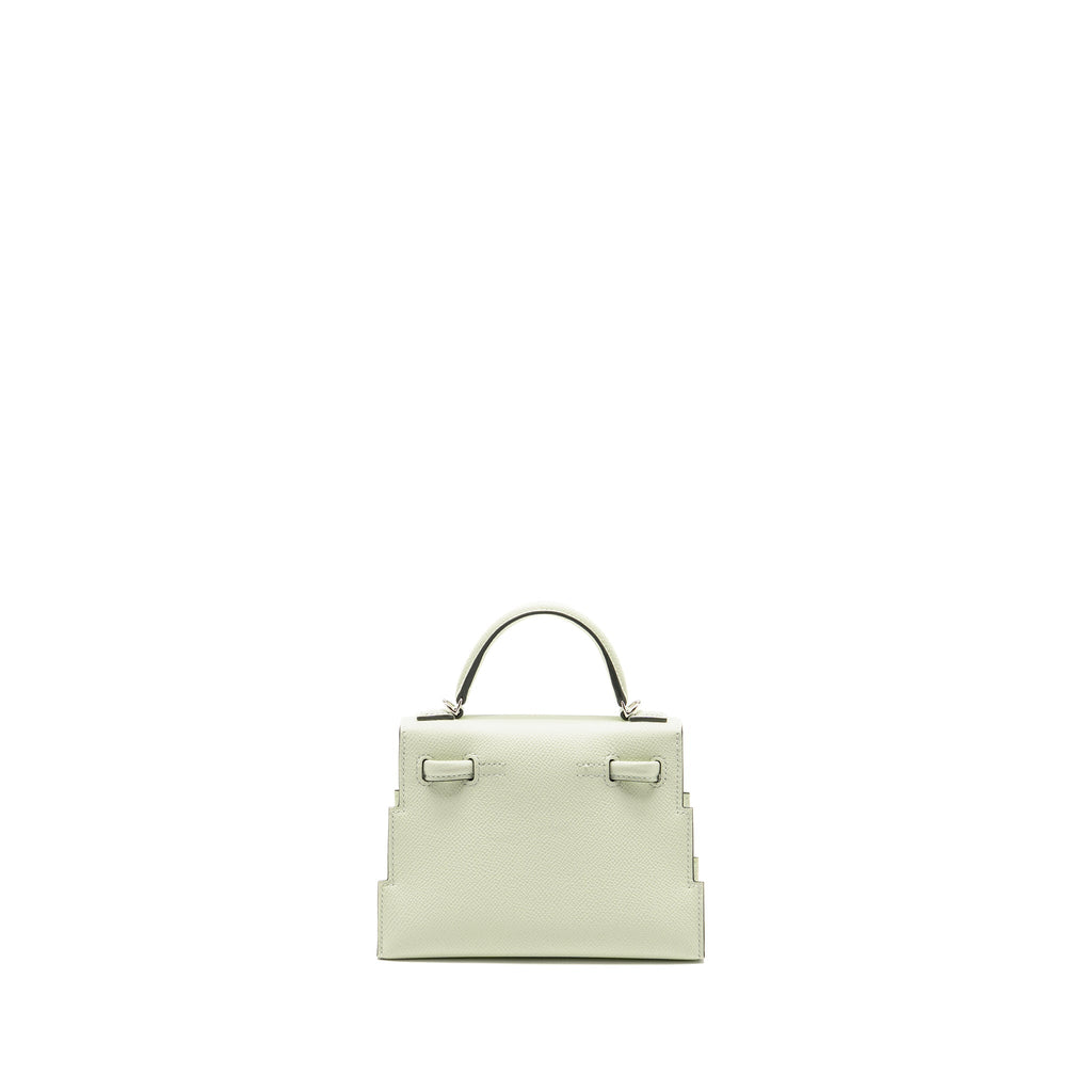Hermes Kellydole / Kelly Dole picto epsom vert fizz/ nata/ rose Texas / vert jade SHW