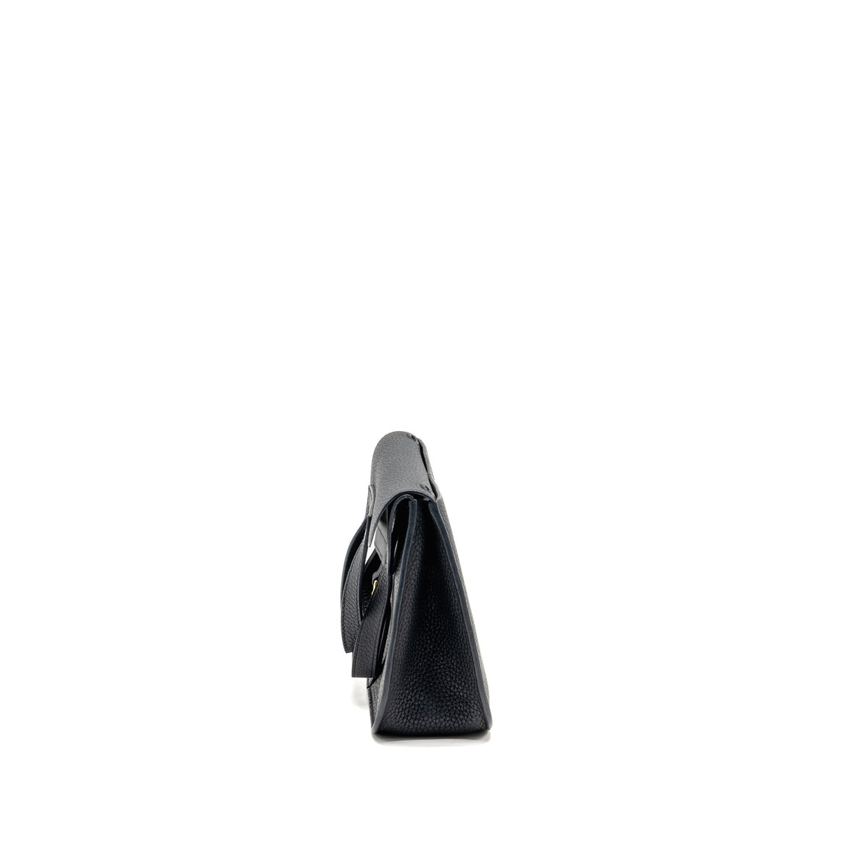 Hermes Halzan 25 Clemence Black GHW