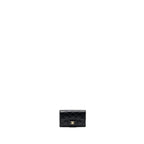 CHANEL CLASSIC FLAP CARD HOLDER CAVIAR BLACK GHW (MICROCHIP)