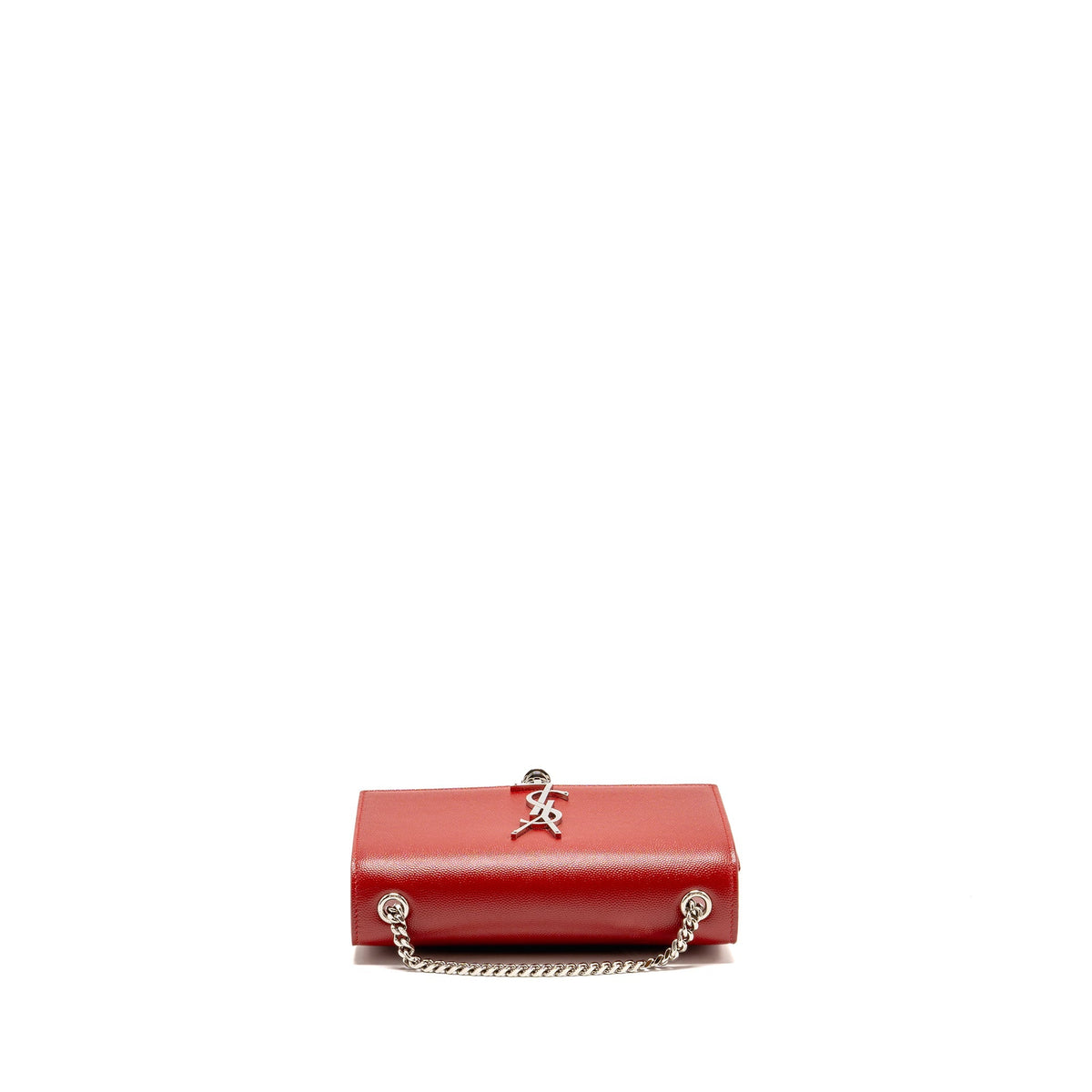 Saint Laurent/YSL Small Tassel Kate Bag Calfskin Red SHW